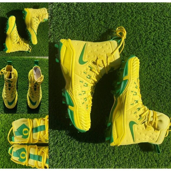 Nike Force Savage Elite TD 'Oregon Ducks' - Football Cleats - Size 13 Wide - Picture 1 of 5